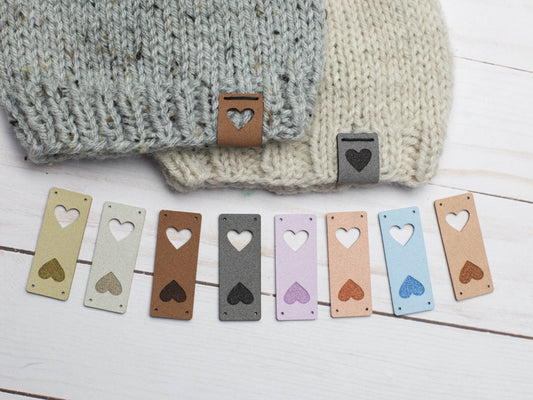 Heart | Fold Over Tags