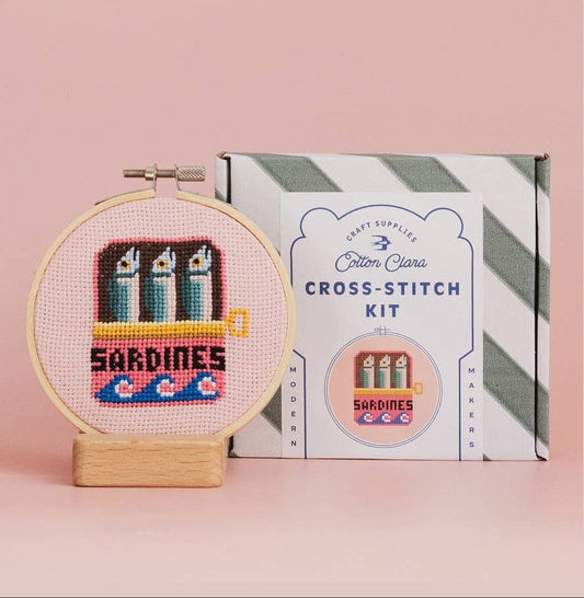Sardines Cross Stitch Kit
