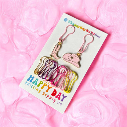 Cute Progress Keepers with Bulb Pin Stitch Markers