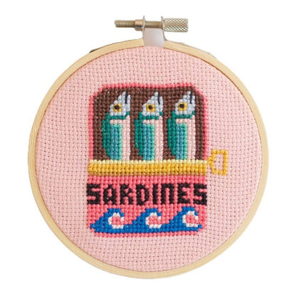 Sardines Cross Stitch Kit