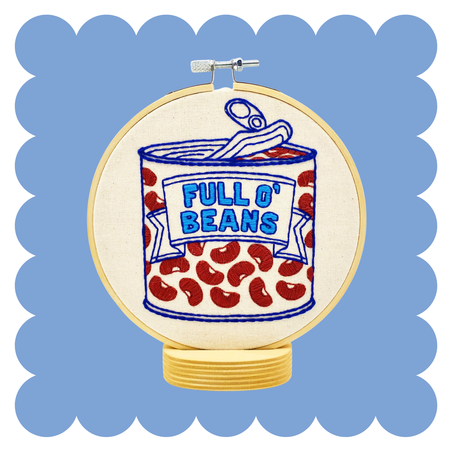 Beans - Complete Embroidery Kit