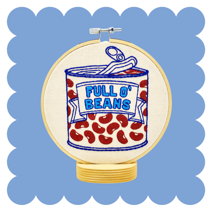 Beans - Complete Embroidery Kit