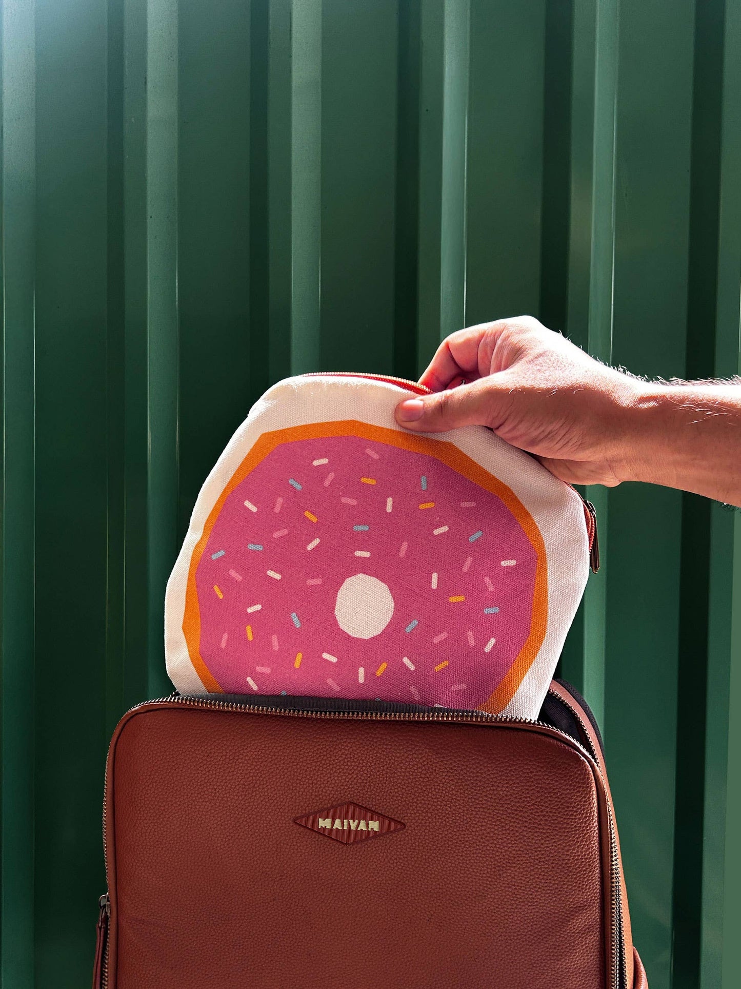 Foodie Canvas Zipper Pouches by Maivan Goodies Co.