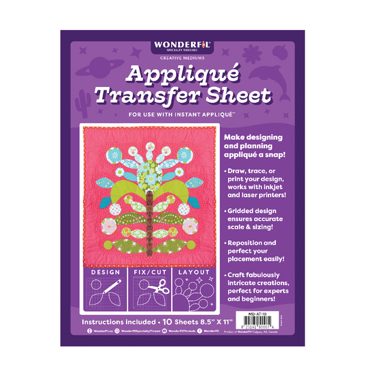 Wonderfil Appliqué Transfer Sheets – 8.5" x 11"