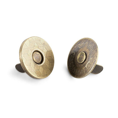 Thin Magnetic Snaps - Bag Hardware 3/4" (Various Colours)