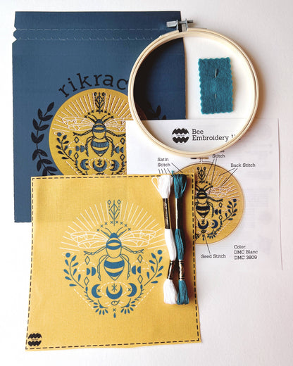 Bee - Embroidery Kit - Beginner