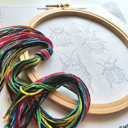 Beetle Collection - Embroidery Kit