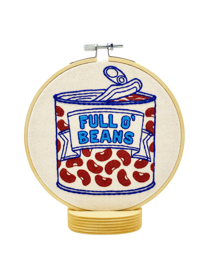 Beans - Complete Embroidery Kit