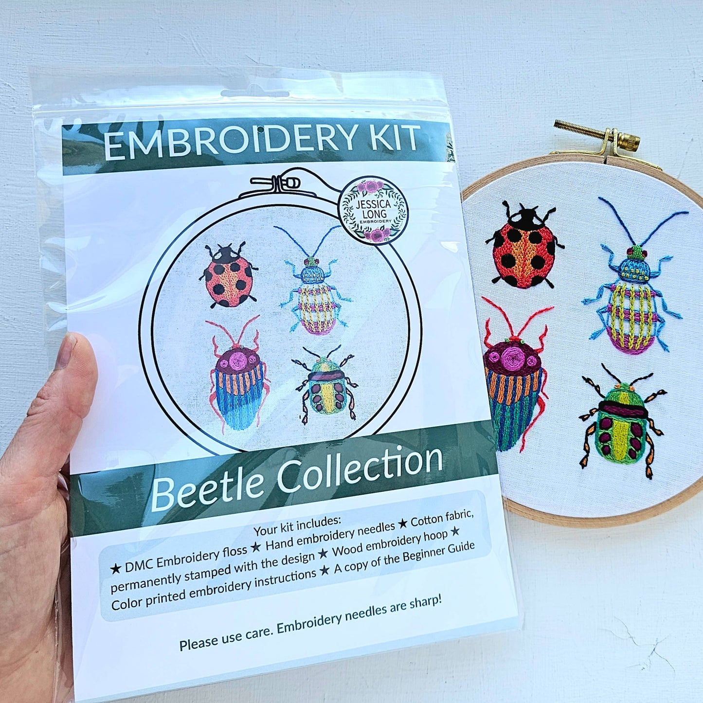 Beetle Collection - Embroidery Kit