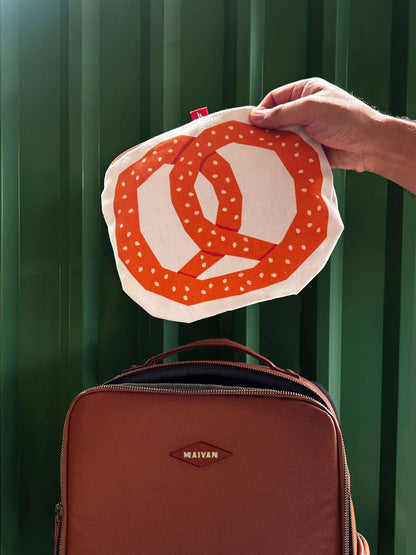 Foodie Canvas Zipper Pouches by Maivan Goodies Co.