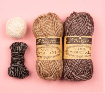 Mini Deer Head Knitting Kit by Sincerely Louise