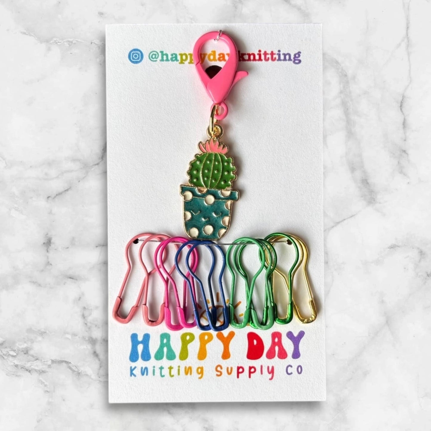Cute Progress Keepers with Bulb Pin Stitch Markers