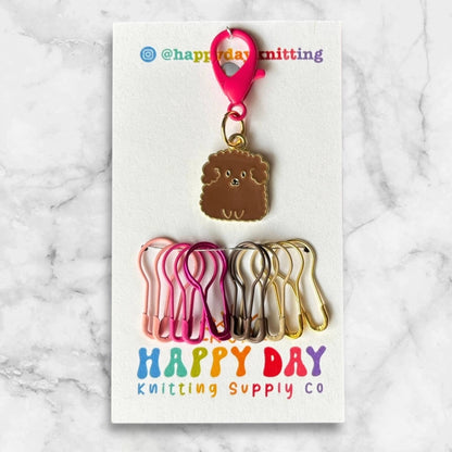 Cute Progress Keepers with Bulb Pin Stitch Markers