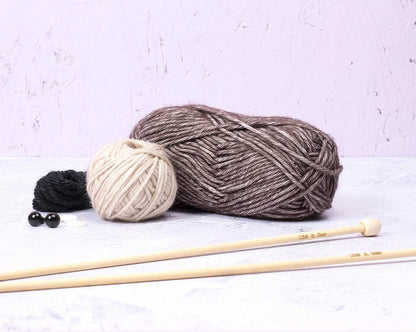 Mini Bison Head Knitting Kit by Sincerely Louise