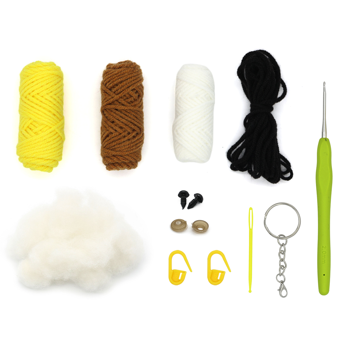 Banana Buddy - Crochet Key Ring Kit