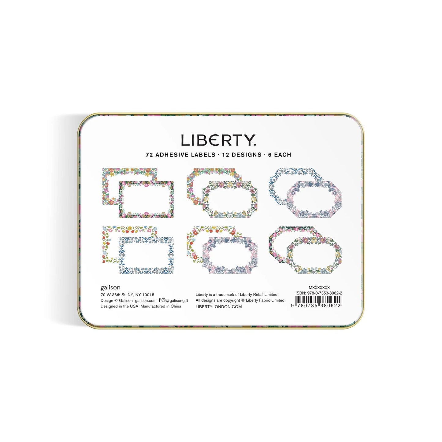 The Liberty Gift Label Tin