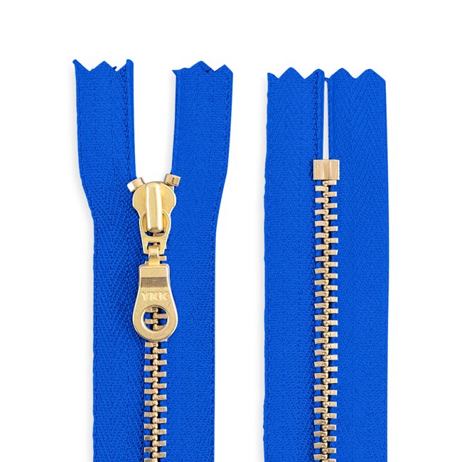 YKK #4.5 - Brass Donut Pull - Bag Zipper 18" (Various Colours)