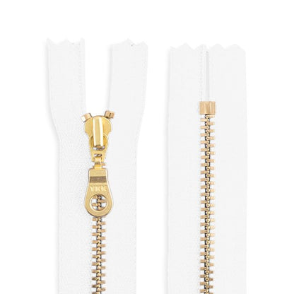 YKK #4.5 - Brass Donut Pull - Bag Zipper 18" (Various Colours)