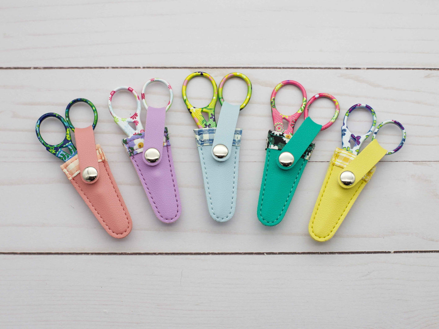 Colorful Scissors with Sheath