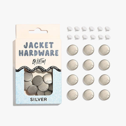 Jacket Hardware Kit | Silver, Matte Black & Aged Copper