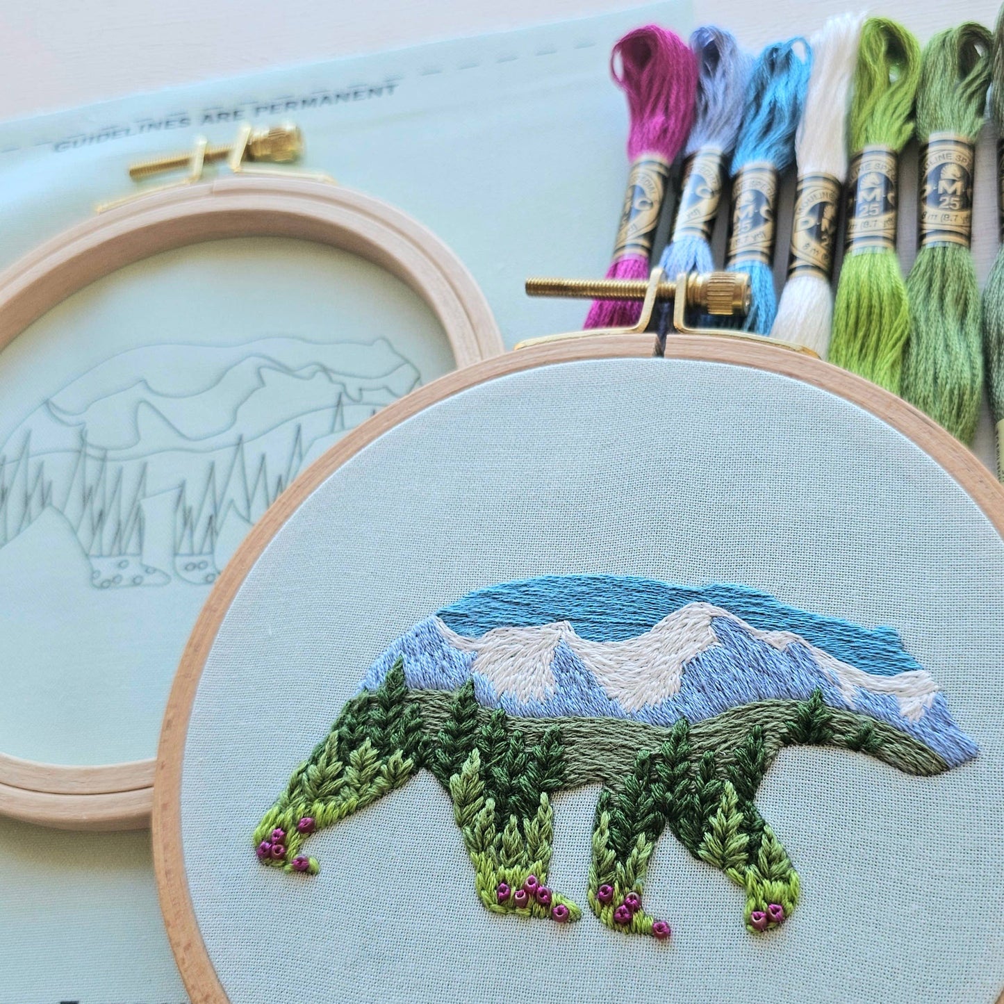 Mountain Bear - Embroidery Kit