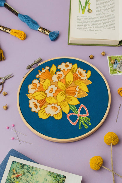 Daffodil - Embroidery Kit - Beginners