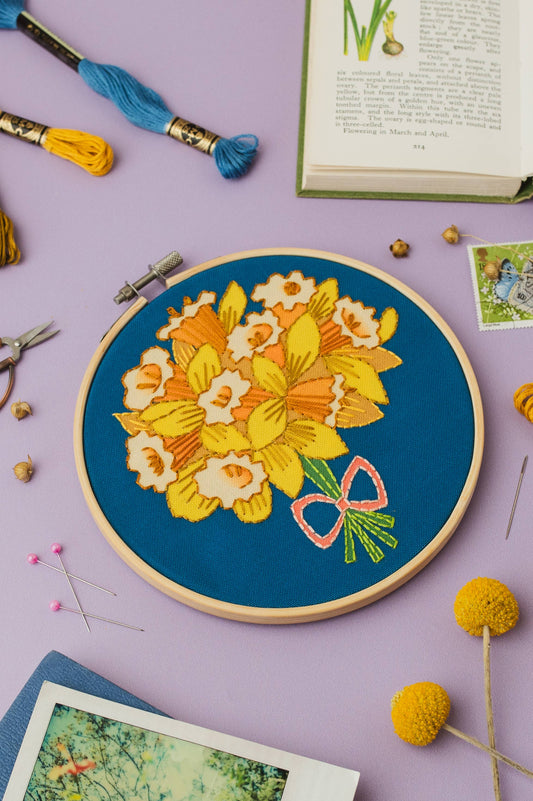 Daffodil - Embroidery Kit - Beginners
