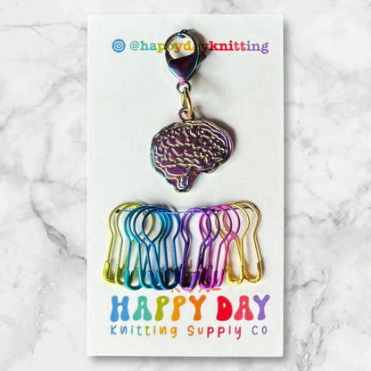 Bright Minds Stitch Marker Set