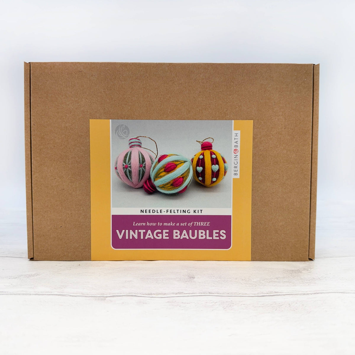 Vintage Baubles - Needle Felting Kit