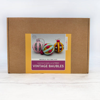 Vintage Baubles - Needle Felting Kit
