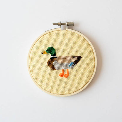 Duck Cross Stitch Kit - Beginner Friendly