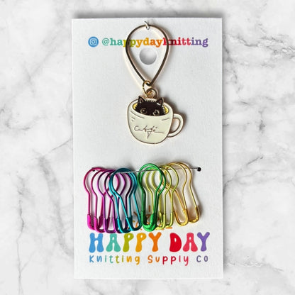 Cute Progress Keepers with Bulb Pin Stitch Markers