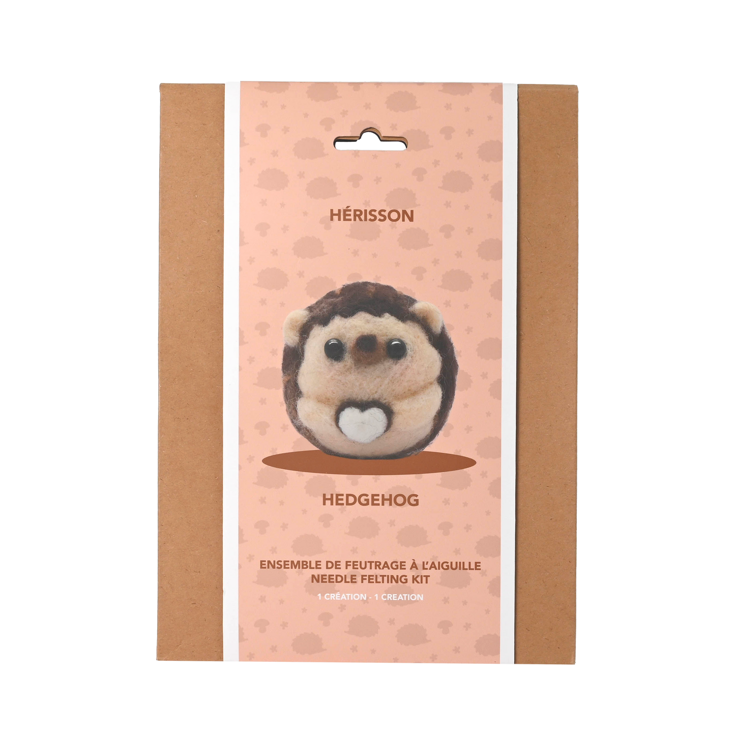 Hedgehog Needle Felting Kit