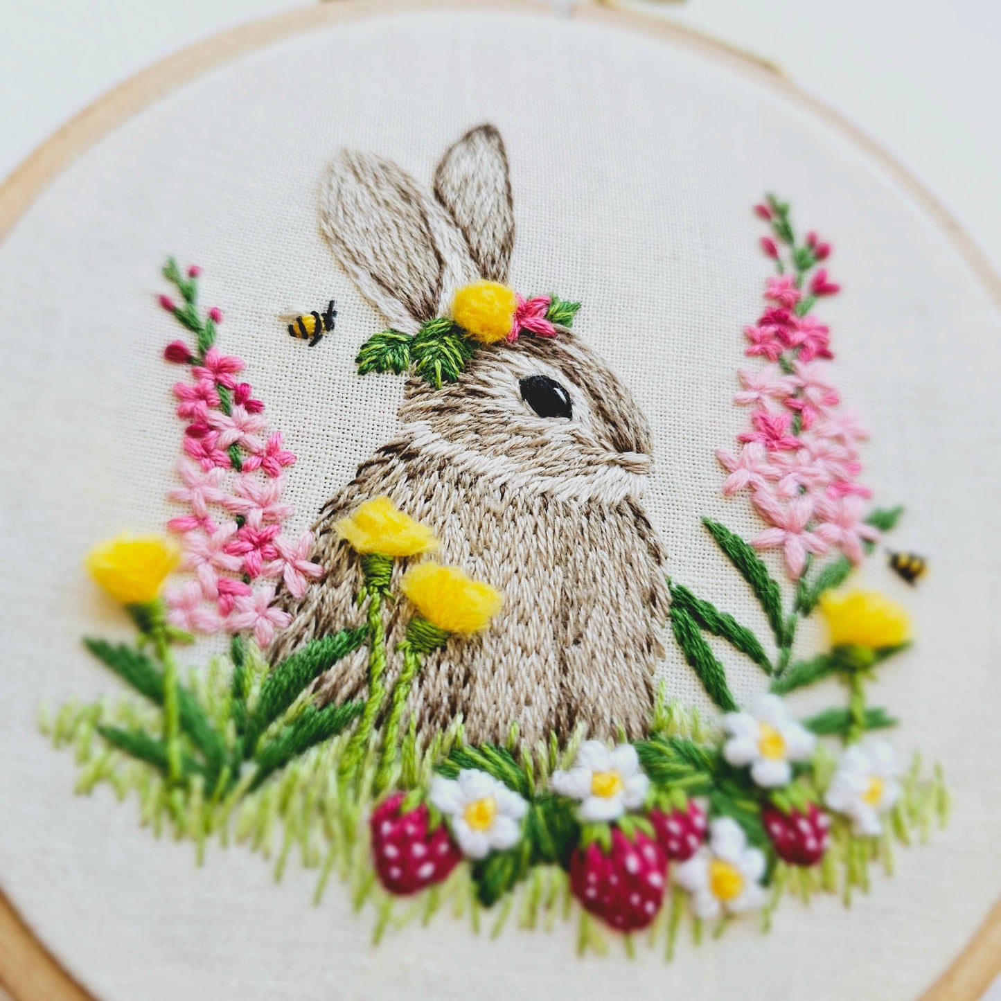 Berry Patch Bunny -  Embroidery Kit