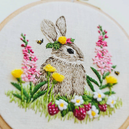 Berry Patch Bunny -  Embroidery Kit