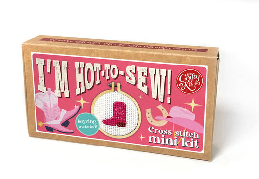 I'M HOT-TO-SEW! | Mini Matchbox Cross Stitch Kit