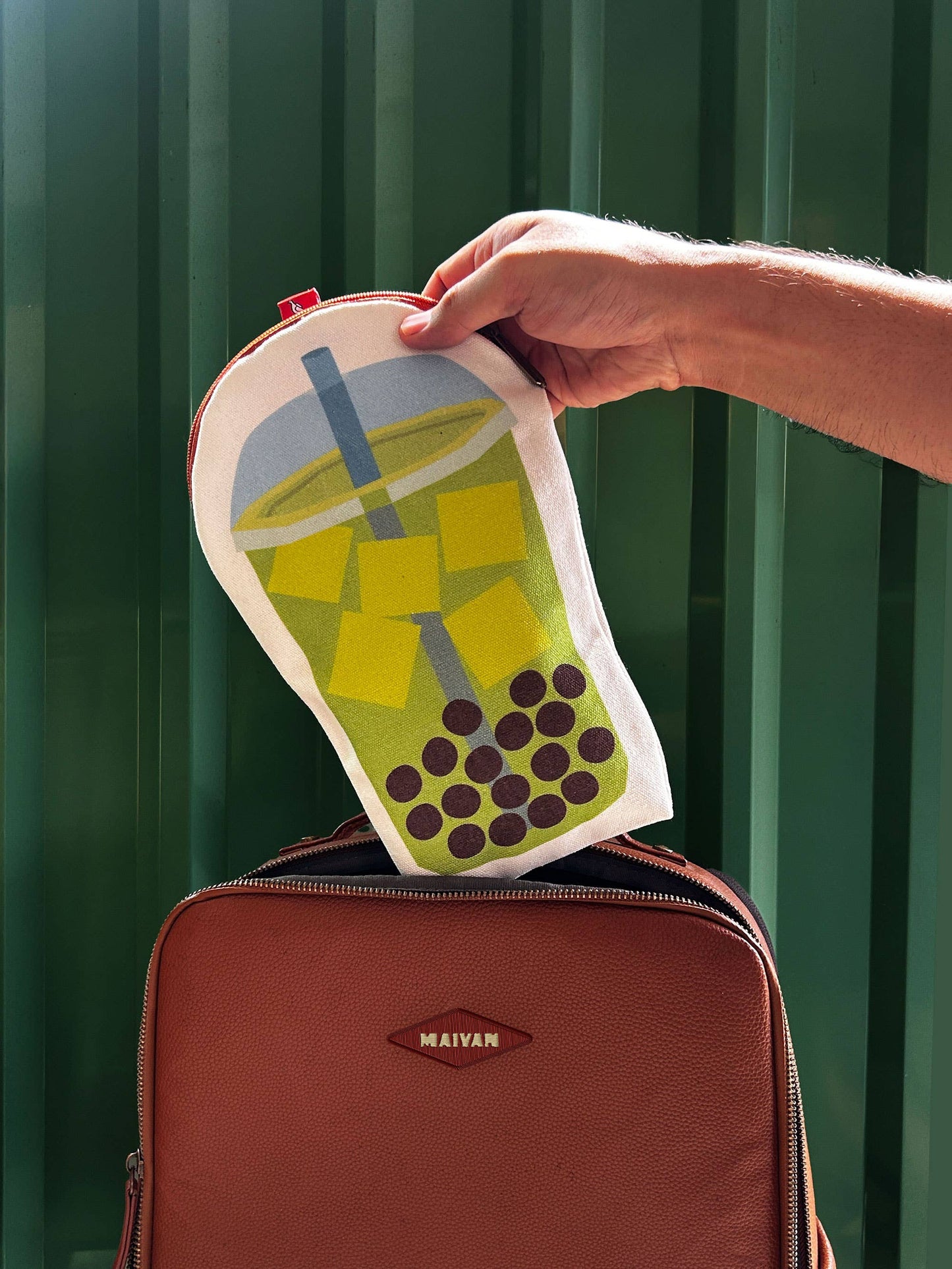 Foodie Canvas Zipper Pouches by Maivan Goodies Co.