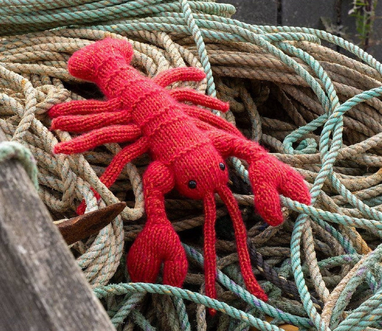Lobster Knitting Kit by Sincerely Louise