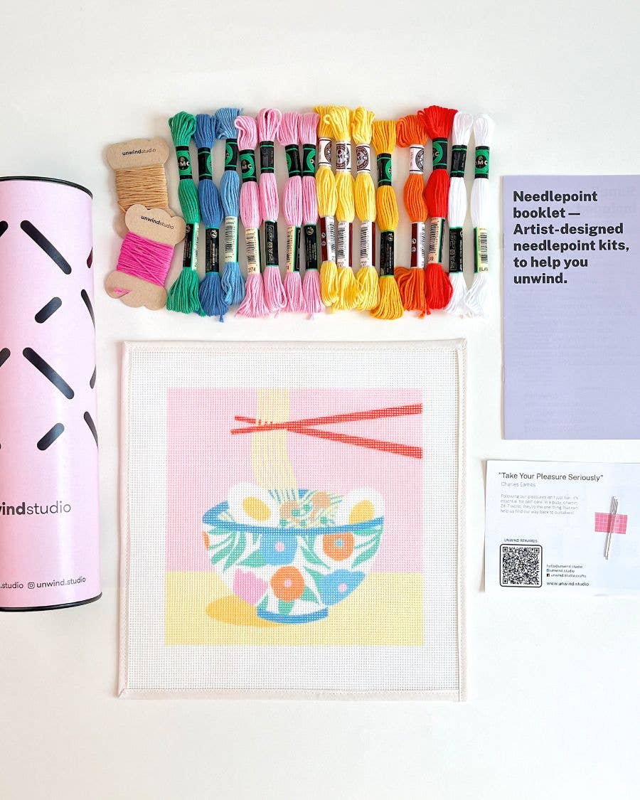 Ramen Night - Needlepoint Kit 🍜