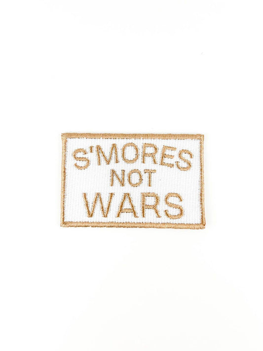 S'mores Not Wars - Embroidered Iron-on