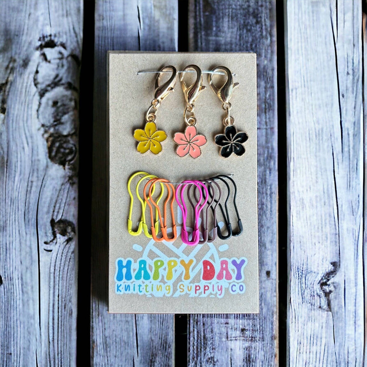 Cute Progress Keepers with Bulb Pin Stitch Markers