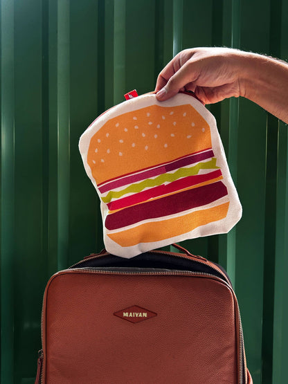 Foodie Canvas Zipper Pouches by Maivan Goodies Co.
