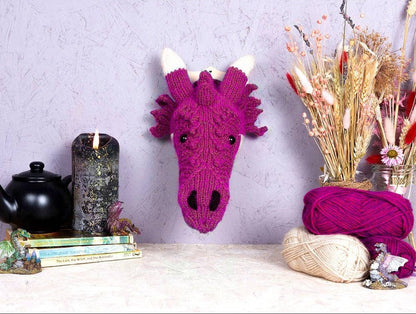 Mini Dragon Head Knitting Kit