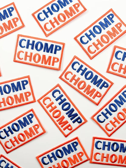 Chomp Chomp - Embroidered Iron-On Patch