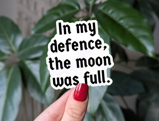 In My Defence - Sticker