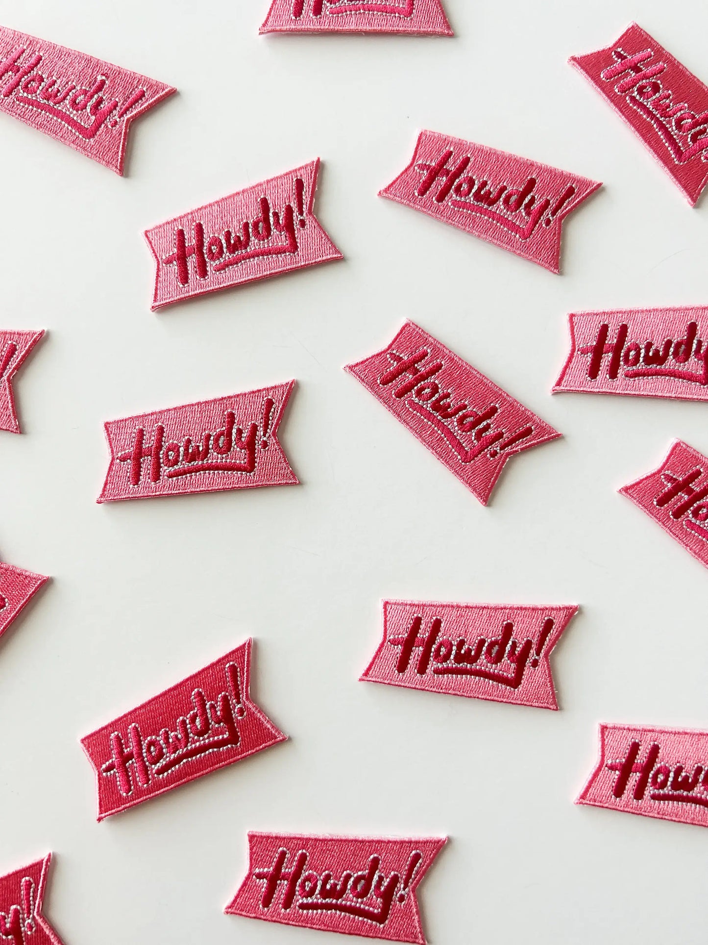Howdy - Embroidered Iron-On Patch