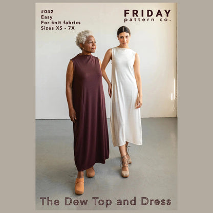 Dew Top & Dress - Sizes XS-7X  - Paper Pattern