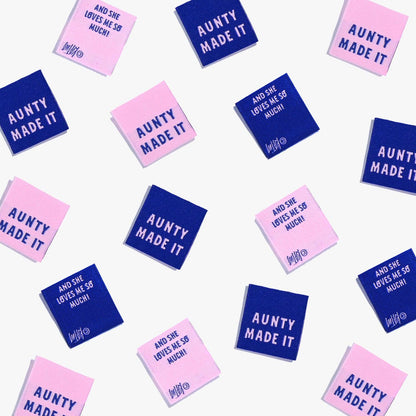 Aunty Made It Woven Labels by KATM