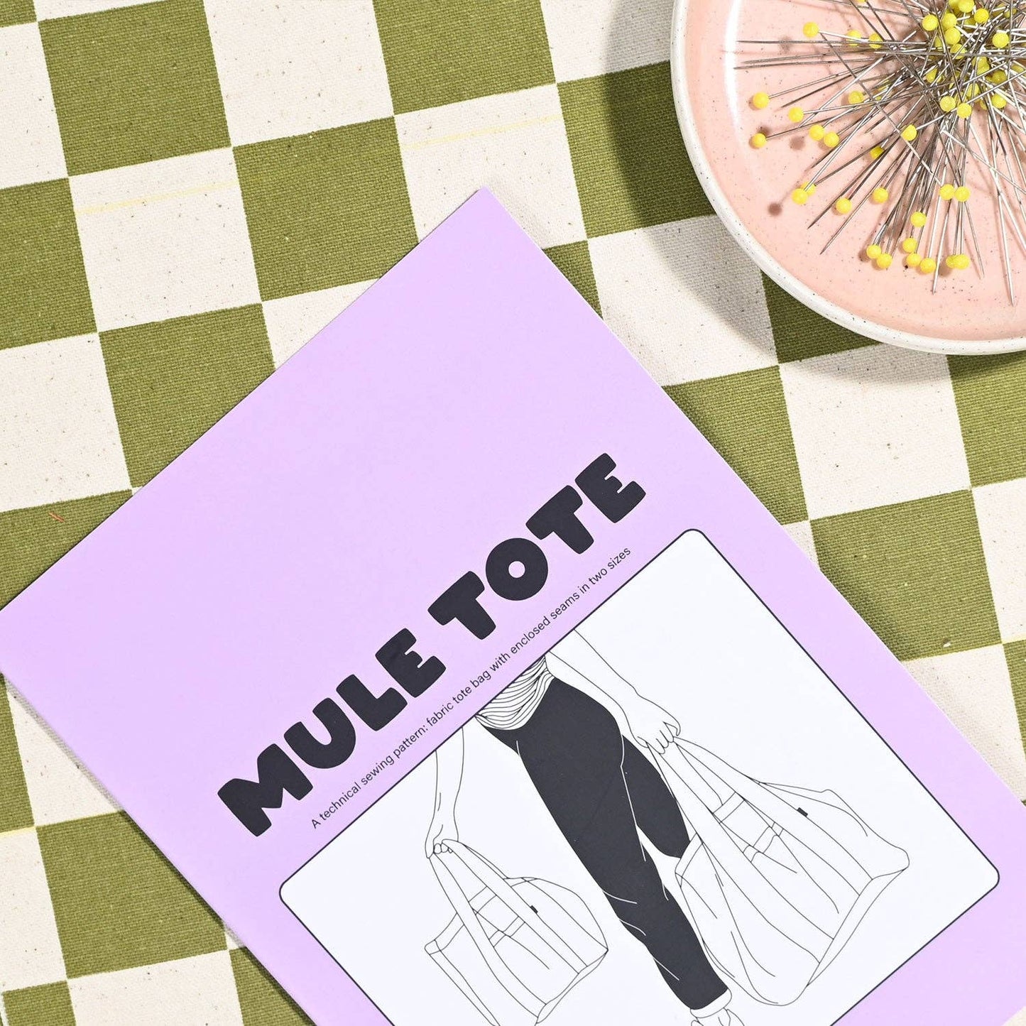 Mule Tote Printed Paper Pattern | Sewing Pattern by KATM