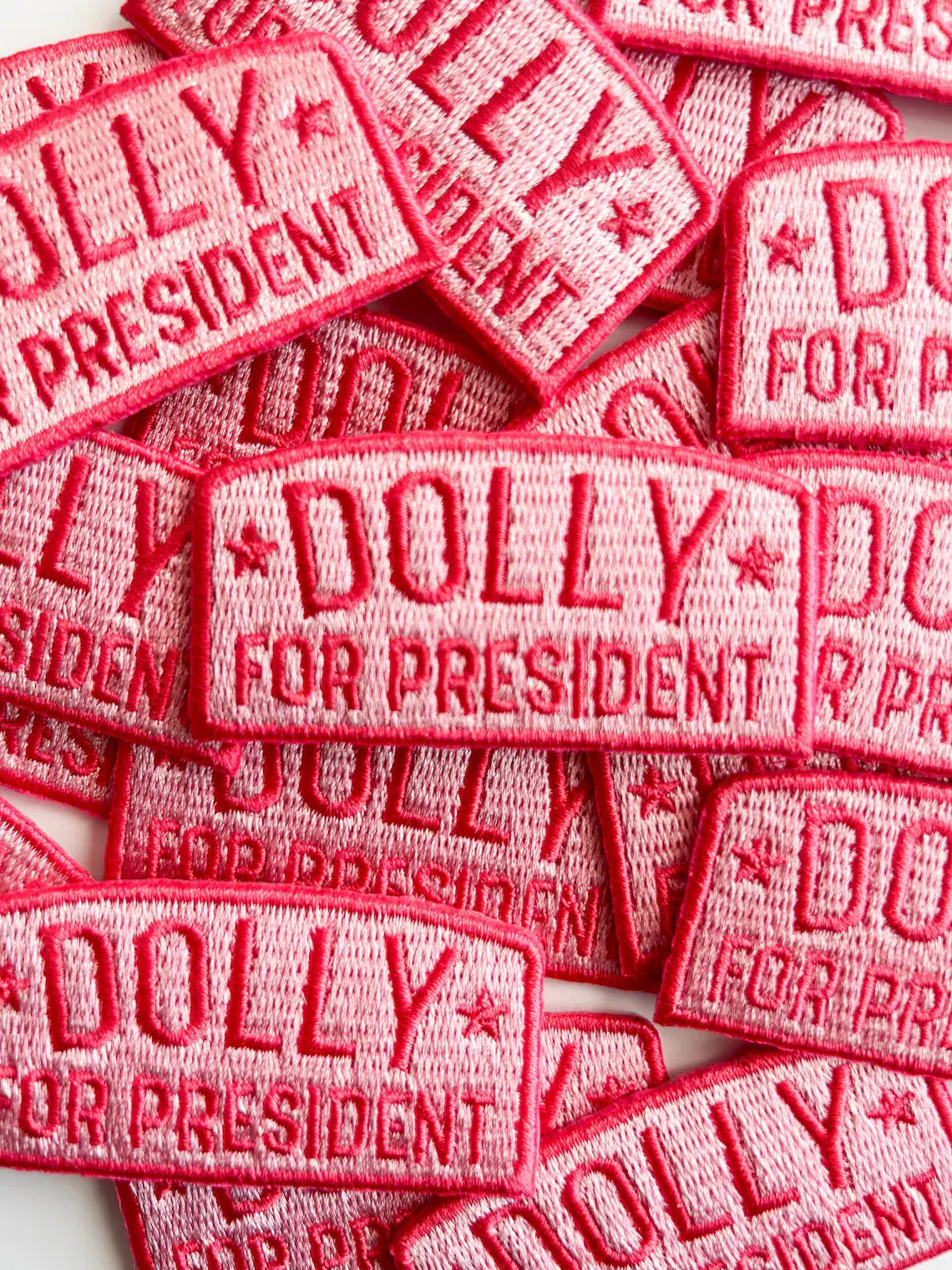 Dolly for President - Iron-On Patch